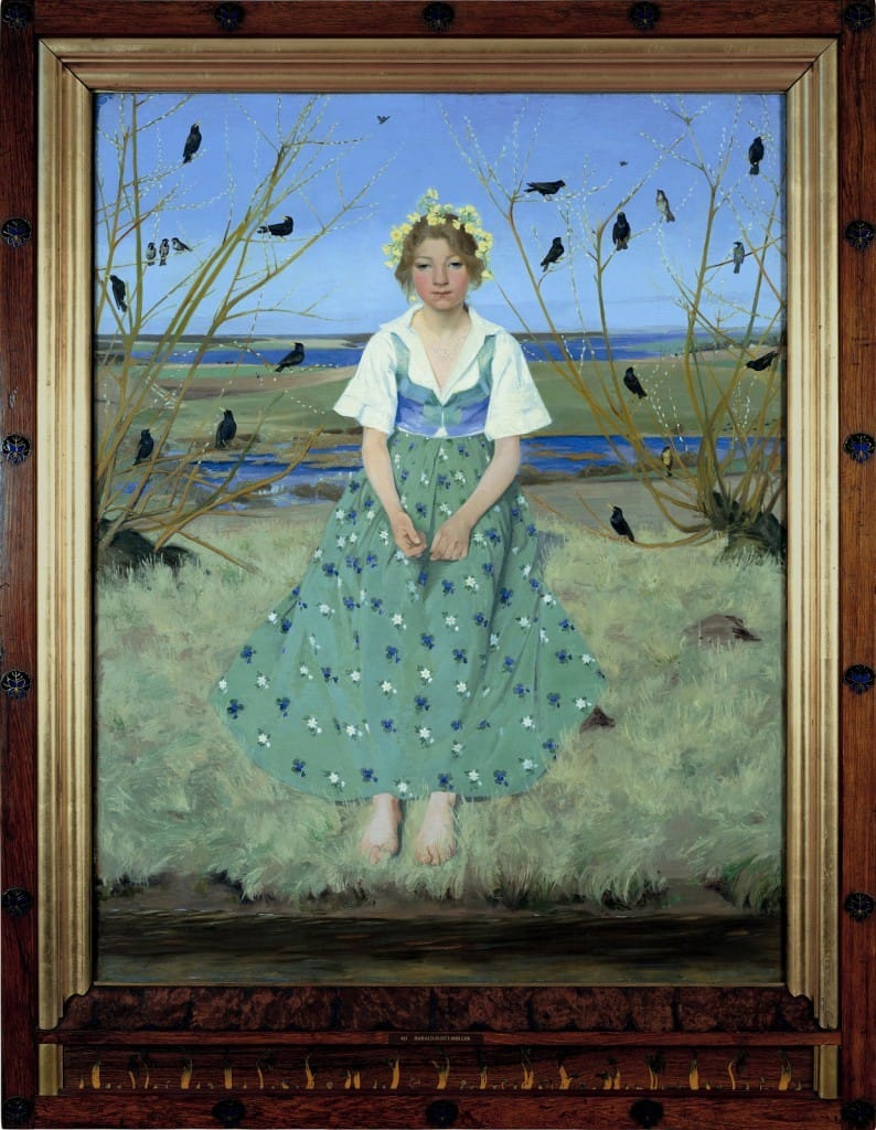 Maleriet "Foråret" af Harald Slott-Møller 