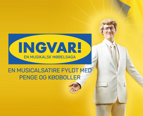Ingvar – svensk musikforestilling om IKEA på Fredericia Musicalteater.